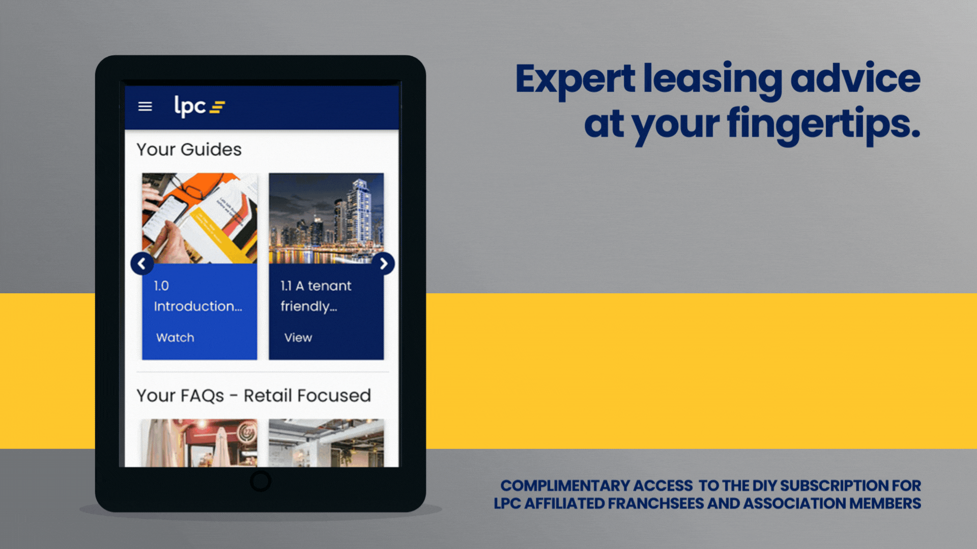 Trusted Tenant Representation Made Affordable | LPC Subscriptions